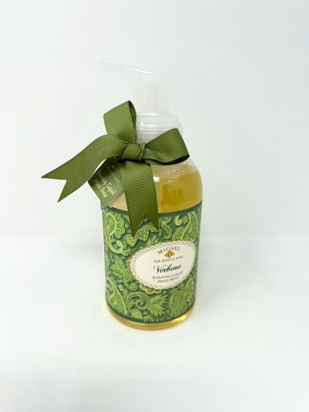 Michel For Body & Soul Verbena Foaming Hand Soap 16.9 Oz Shea Butter Aloe Vera